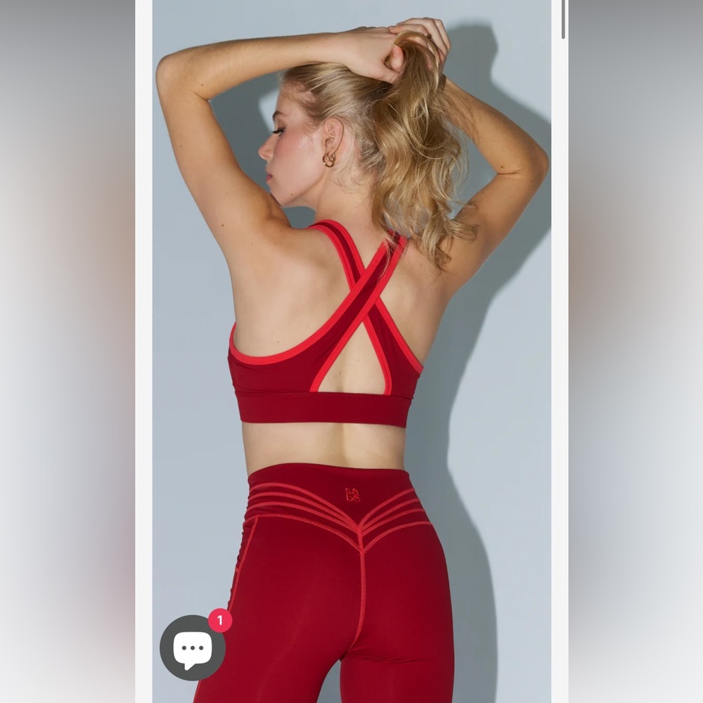 Berry waist sculping legging + bra